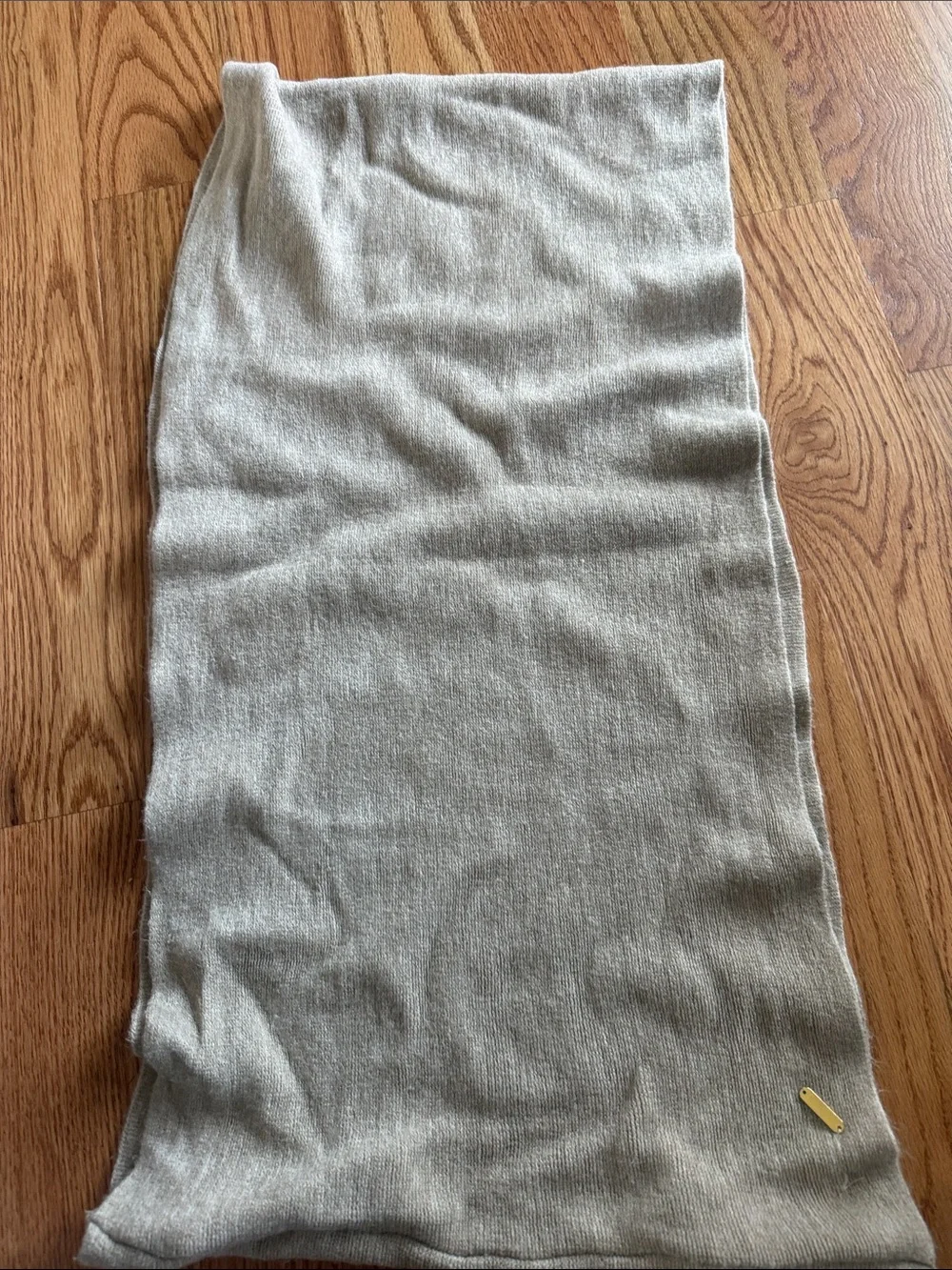 Calvin Klein infinty knit scarf taupe
